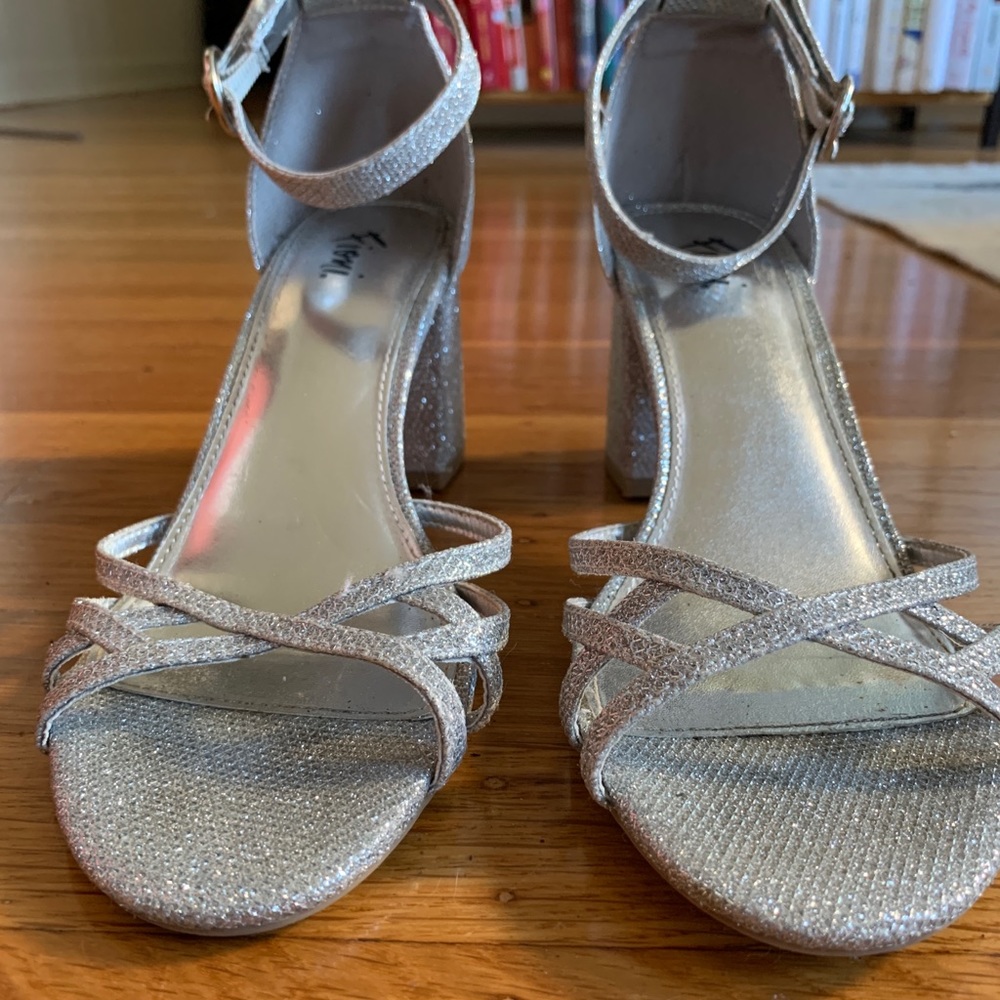 Silver heels